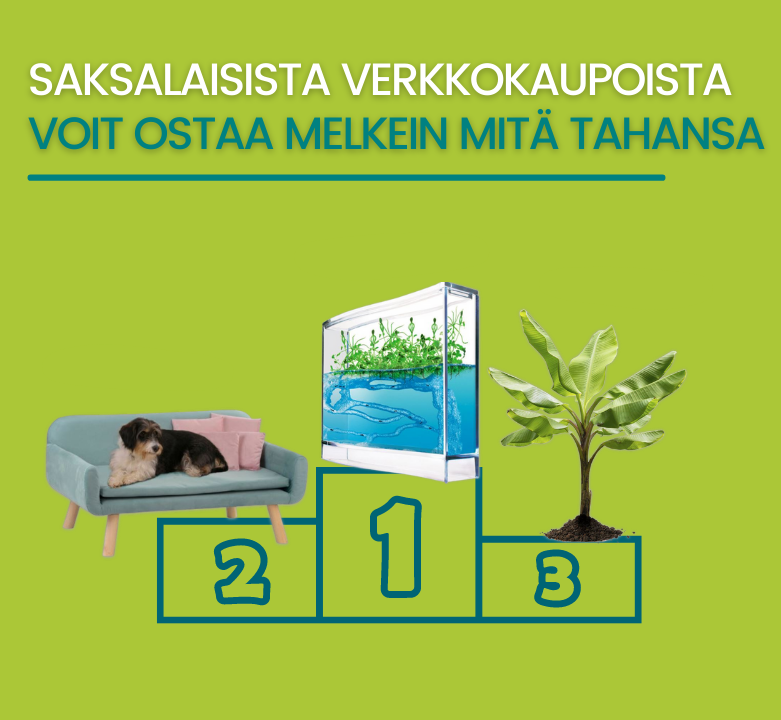 Verkkokaupat Saksassa: valtava valikoima, ennennäkemättömät tuotteet ja hyvät hinnat!