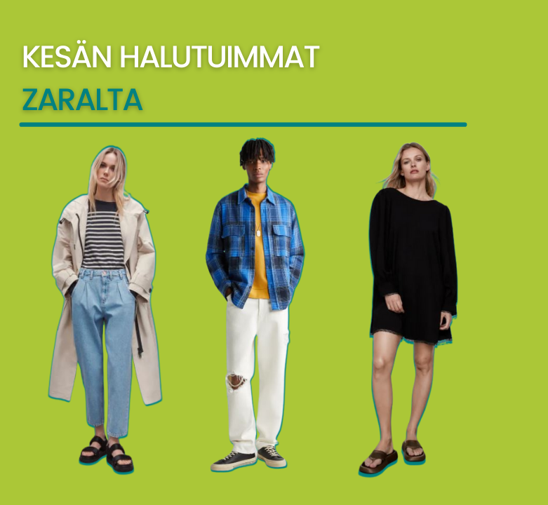Huipputarjoukset: Zara vaatteet ja kengät molemmille