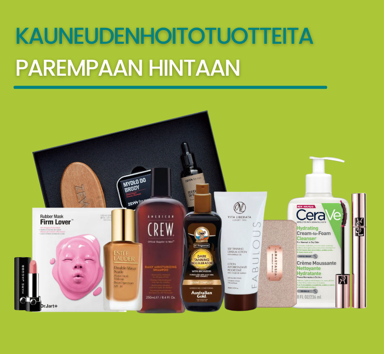 TOP-tarjoukset: kauneustuotteet molemmille