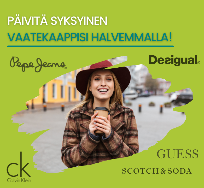 Löydä syksyn vaatteiden ja kenkien parhaat alennusmyynnit