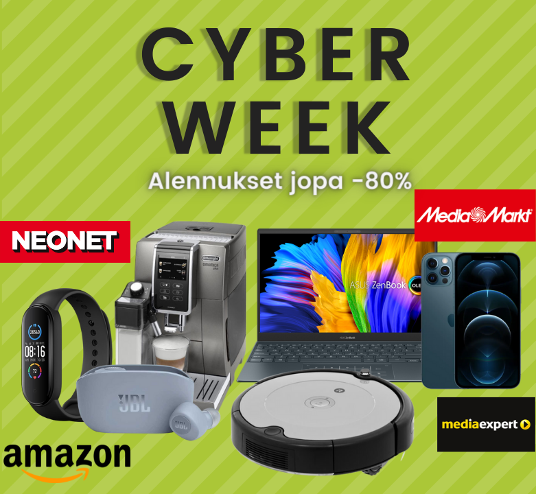 Parhaat CYBER WEEK -tarjoukset