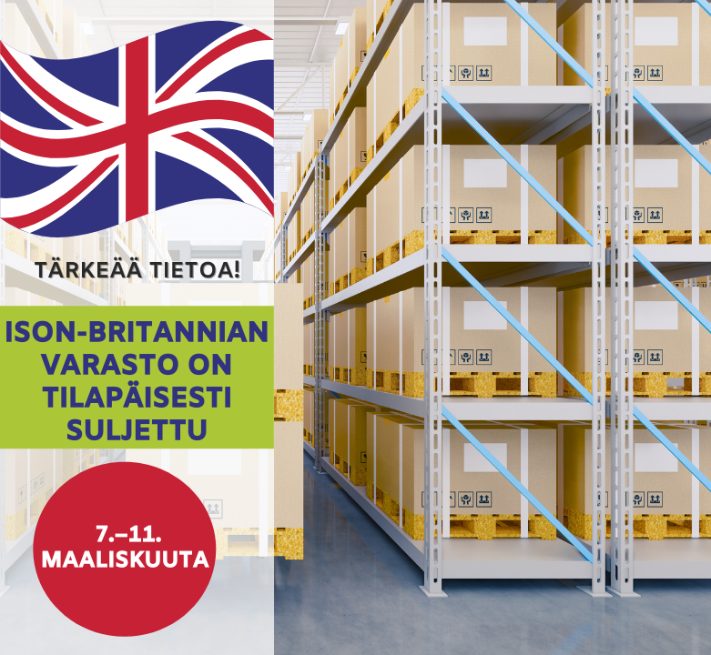 Ison-Britannian varasto on tilapäisesti suljettu
