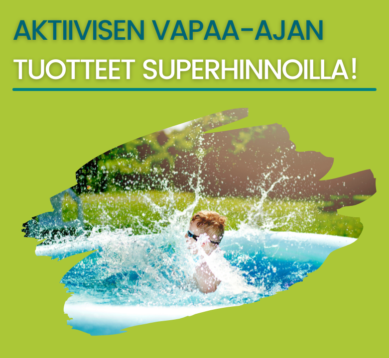 HUIPPUTARJOUKSIA aktiiviseen vapaa-aikaan