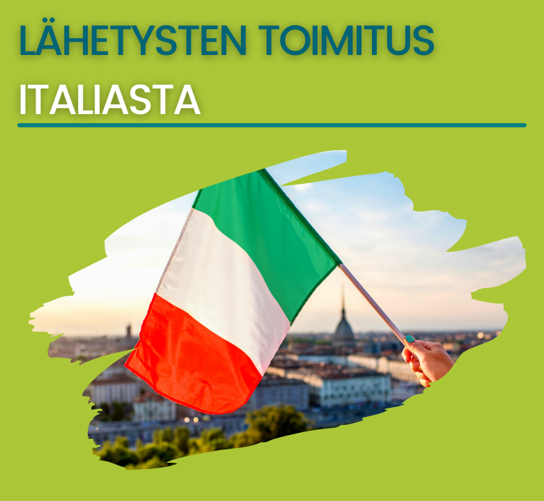 Lähetykset Italiasta myöhästyvät