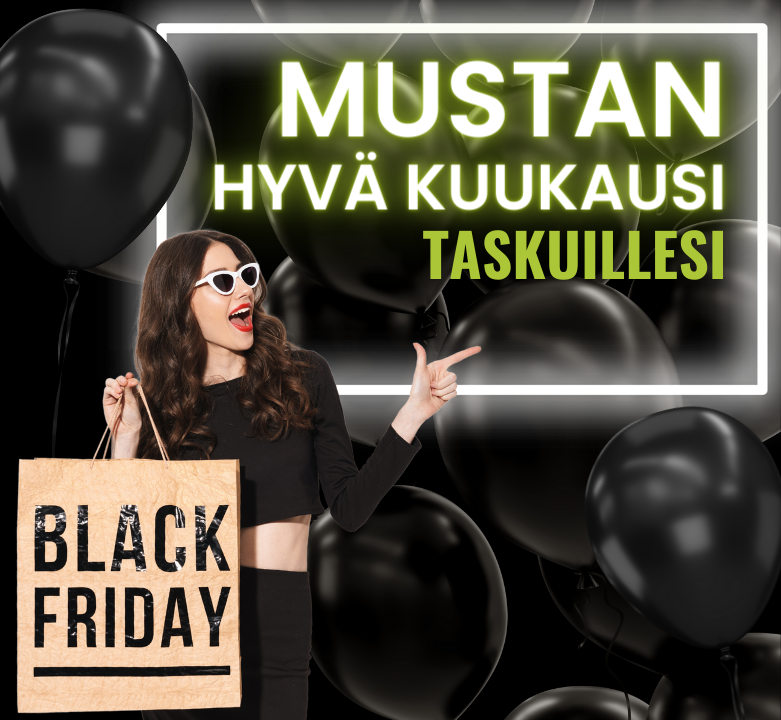 Marraskuu - MUSTAN hyvä kuukausi taskuillesi!