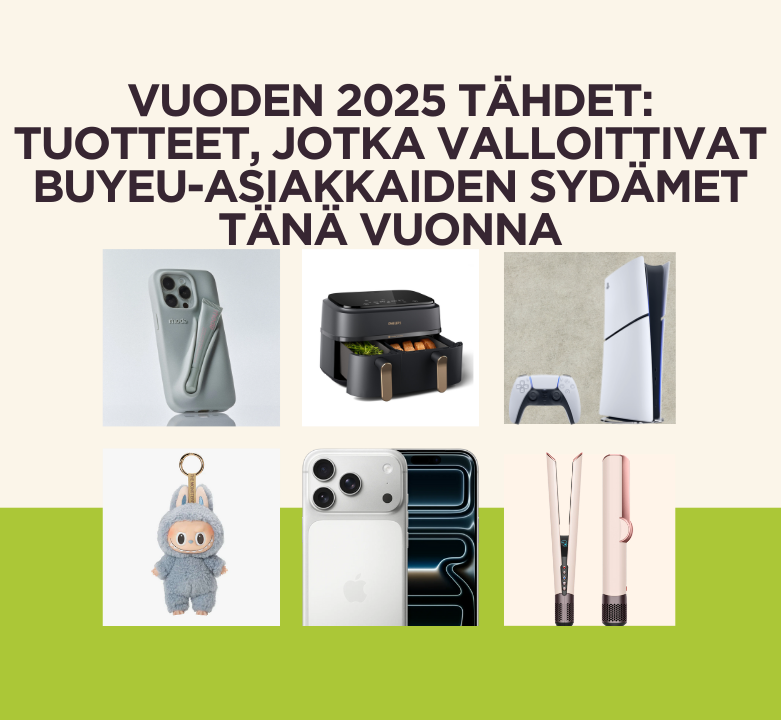 Vuoden 2025 tähdet: tuotteet, jotka ovat valloittaneet ostajien sydämet tänä vuonna 🌟🔥
