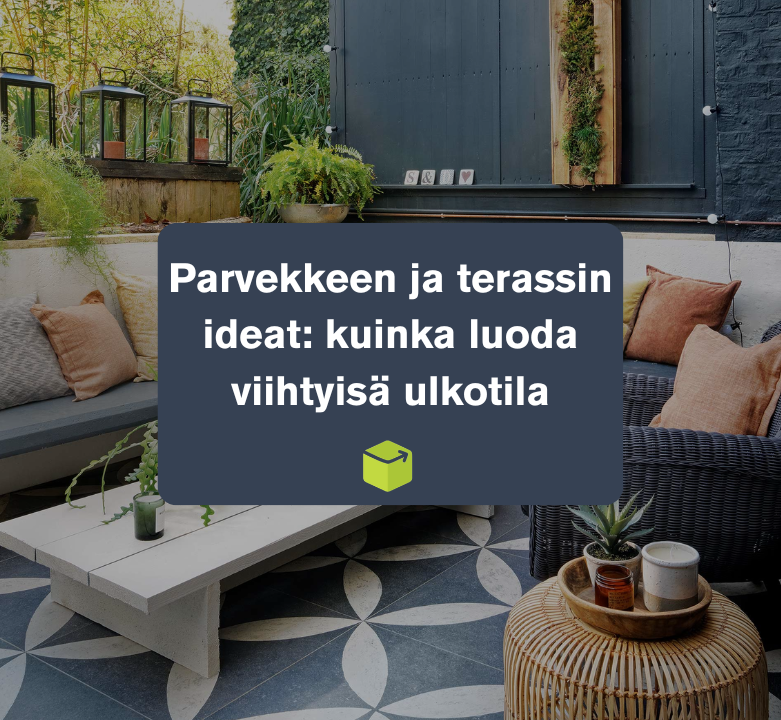 Parvekkeen ja terassin ideat: kuinka luoda viihtyisä ulkotila 👀