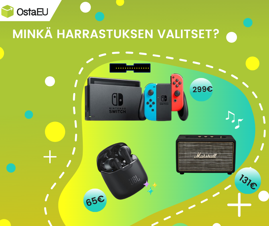 Minkä harrastuksen valitset?