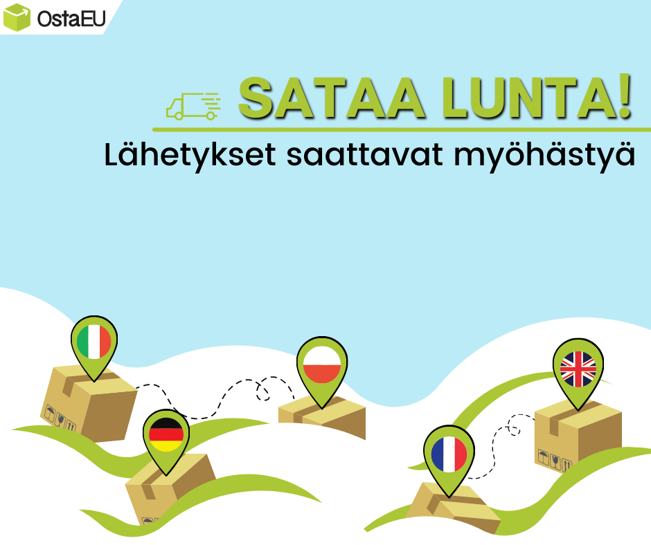 Lähetykset saattavat myöhästyä