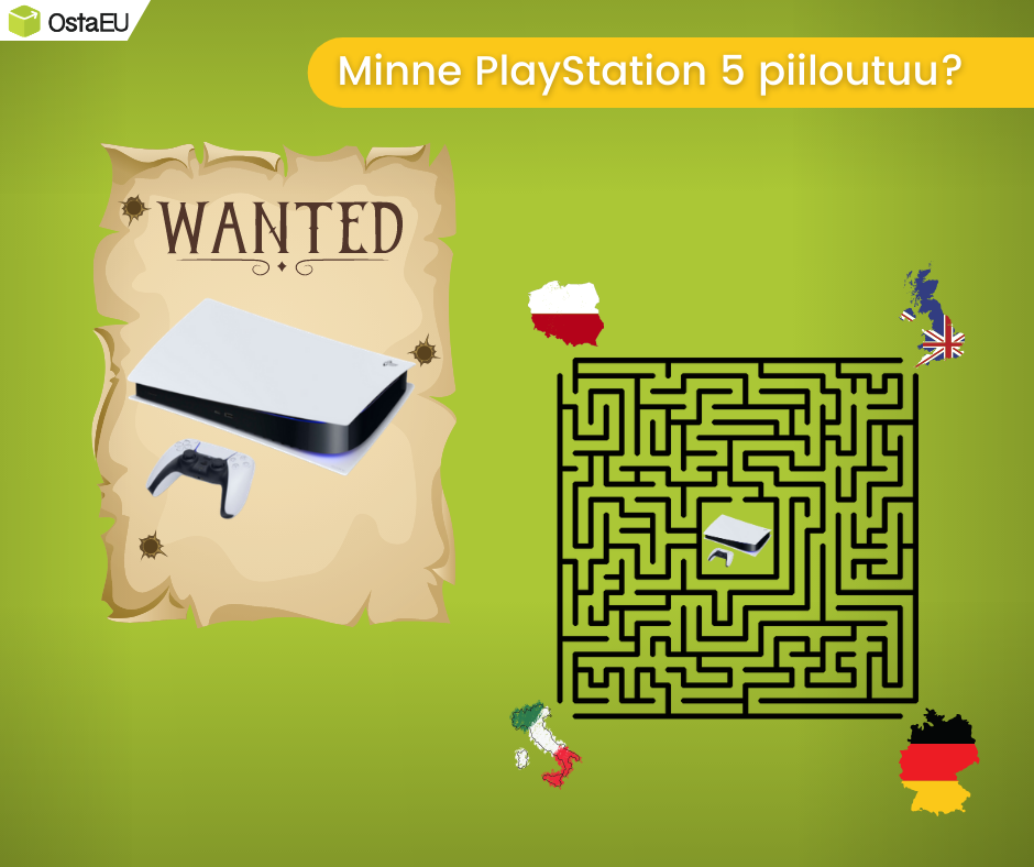 Minne PlayStation 5 piiloutuu?