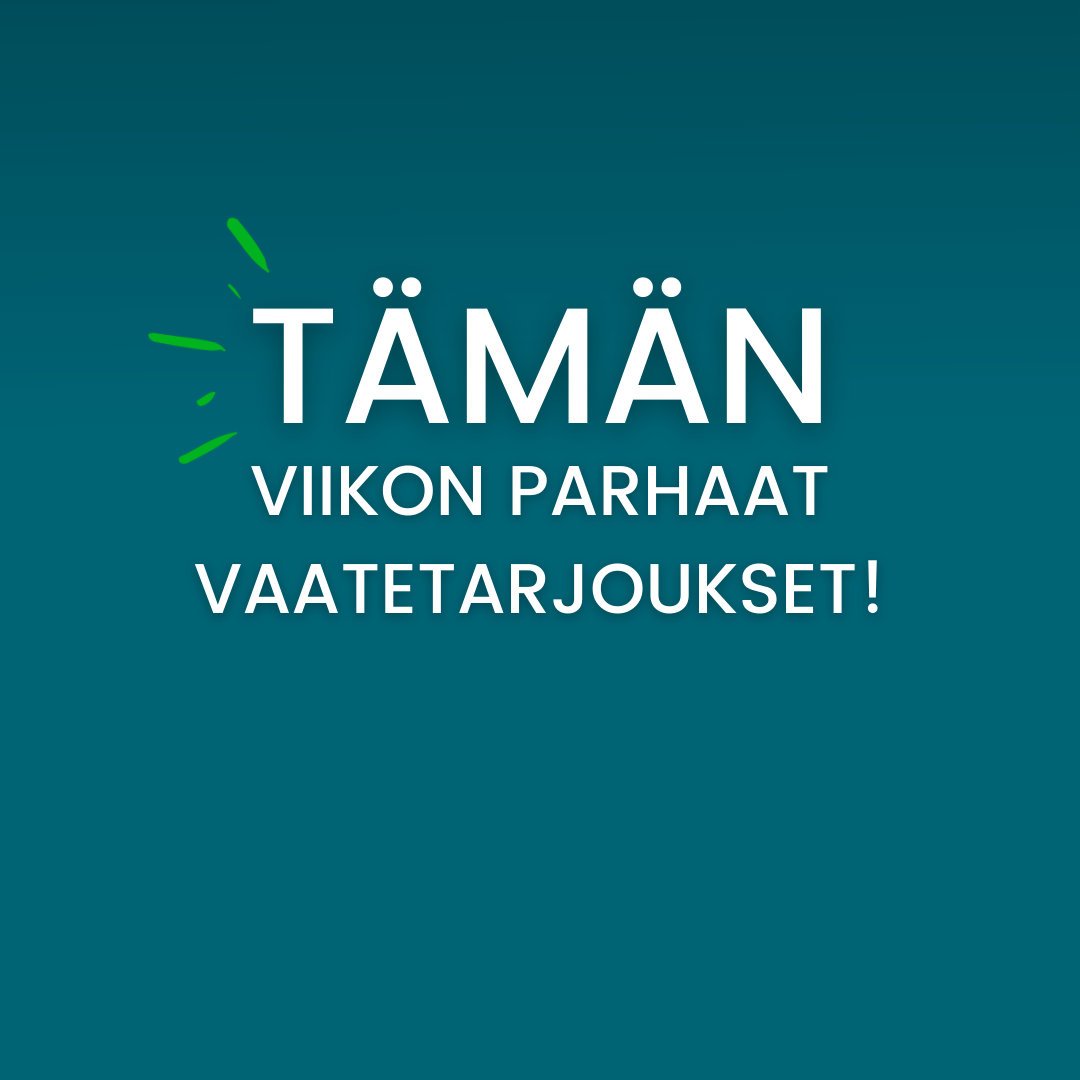 Tämän viikon parhaat vaatetarjoukset!