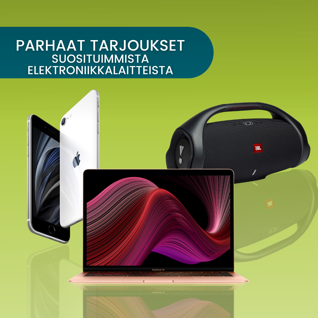 Parhaat tarjoukset suosituimmista elektroniikkalaitteista