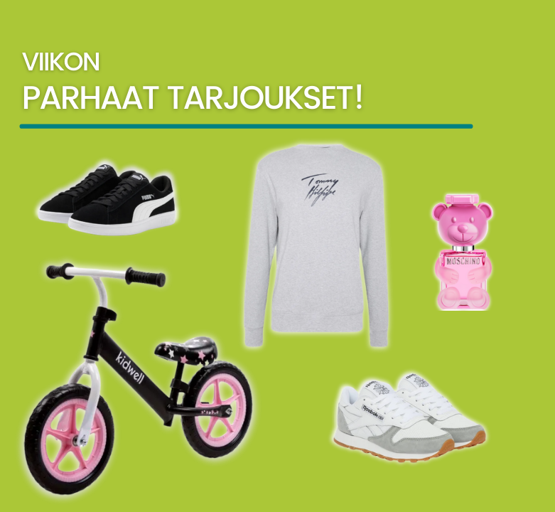 Löydä viikon parhaat tarjoukset eurooppalaisista verkkokaupoista!