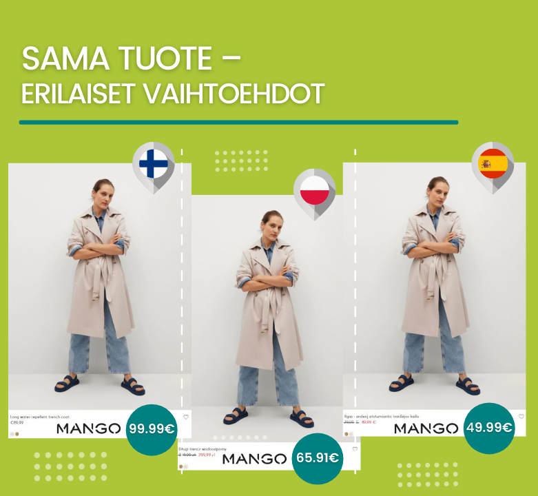Löydä paras vaihtoehto haluamillesi tavaroille!