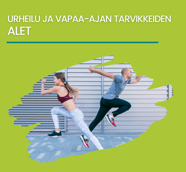 Päivitä urheilu ja vapaa-ajan varusteesi halvemmalla!