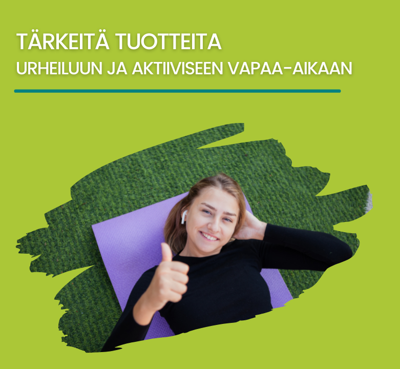 Löydät parhaan valikoiman urheilu- ja vapaa-ajan tuotteita!
