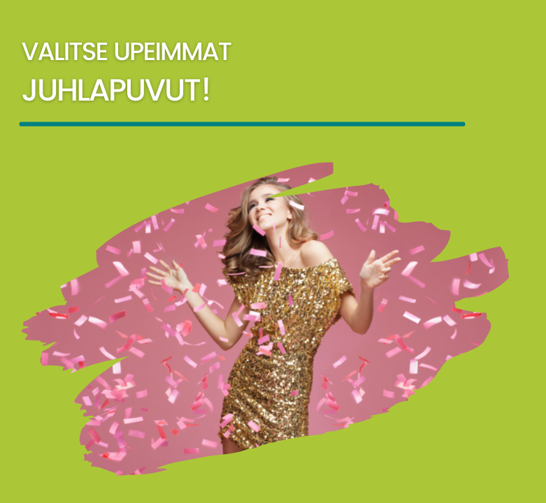 Laaja valikoima trendikkäitä juhlamekkoja sinulle